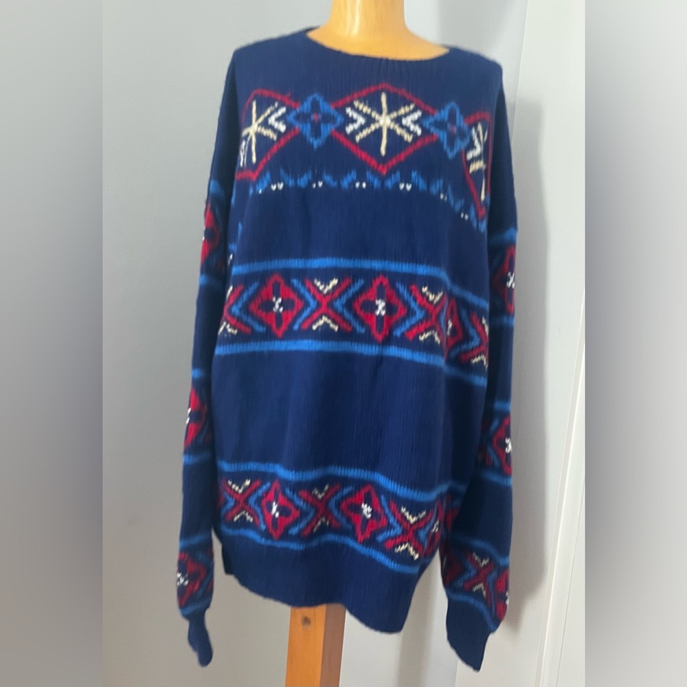 Vintage Fotrama handmade heavy alpaca vintage ski sweater, GIR vibe